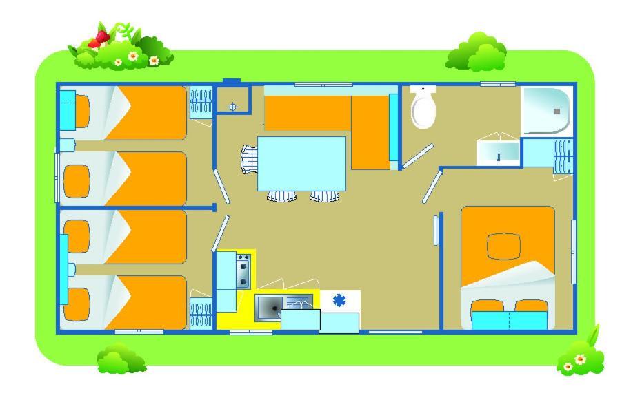 Happy Camp Mobile Homes In Camping Laguna Village กาออร์เล ภายนอก รูปภาพ